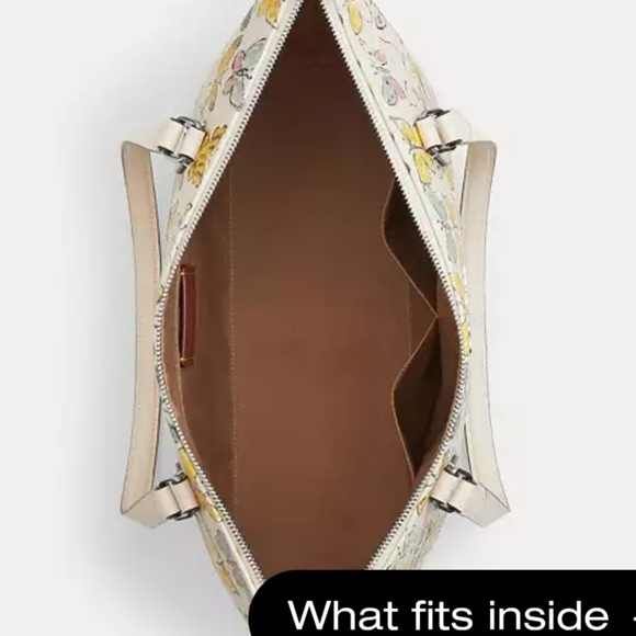 Coach Gallery Tote Bag With Butterfly Print - Picture 4 of 4